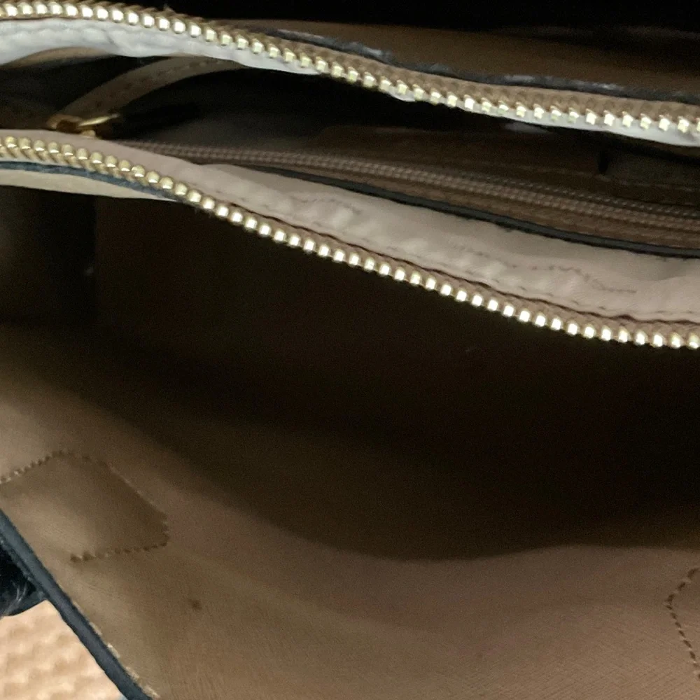 Michael Kors Black Satchel with Gold Hardware - Picture 2 of 3